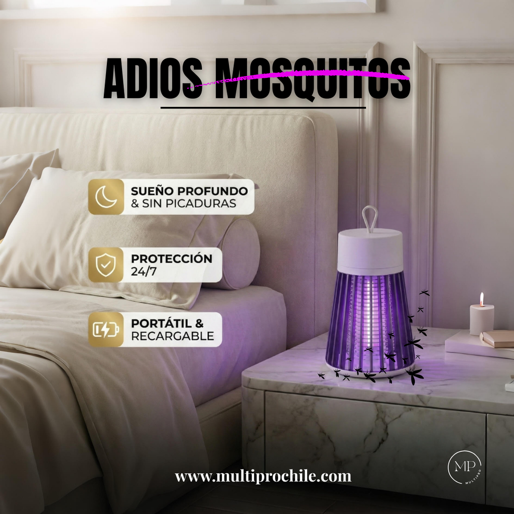 Lámpara Anti-Mosquitos UV Pro: Noches de Paz Sin Picaduras ⚡