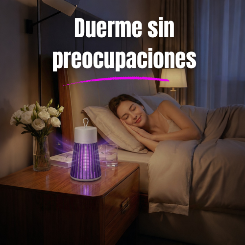 Lámpara Anti-Mosquitos UV Pro: Noches de Paz Sin Picaduras ⚡